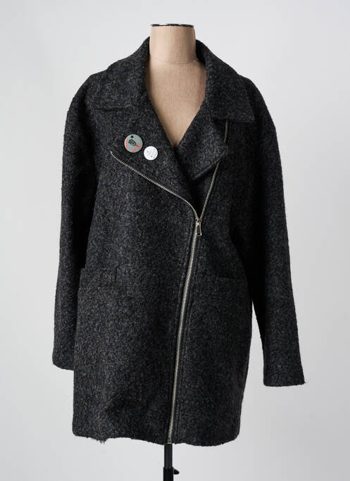 Manteau long gris REDSOUL pour femme