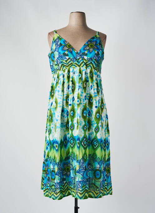 Robe mi-longue bleu JAC JAC pour femme