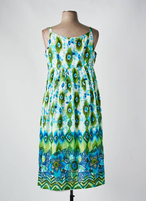 Robe mi-longue bleu JAC JAC pour femme