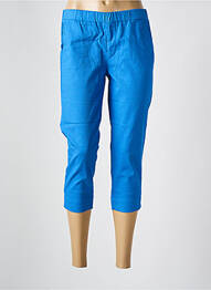 Corsaire taille élastique bleu DEHA femme