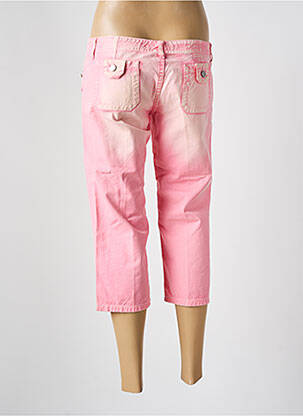 Pantacourt coupe droite rose NIKITA femme
