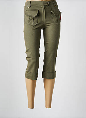 Pantacourt poches vert CAPRICINE.K femme