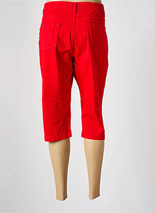 Pantacourt poches rouge SYM femme