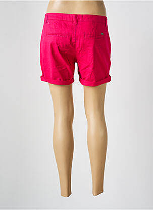 Short finition revers taille basse rose GEISHA femme