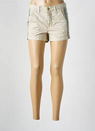 Short fermeture zippée sous rabat boutonné taille normale beige CLOSED femme