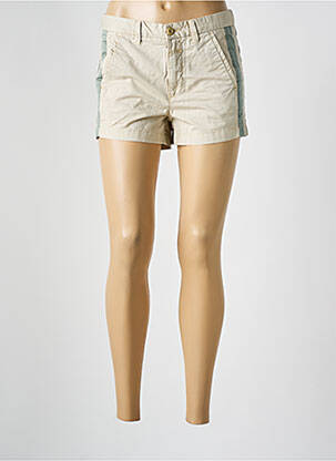 Short fermeture zippée sous rabat boutonné taille normale beige CLOSED femme
