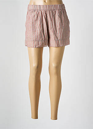 Short coupe droite rose LAURENCE DOLIGE femme