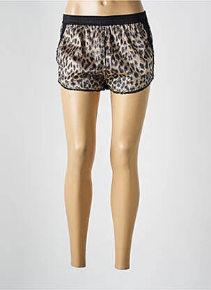 Short taille élastique noir LAURENCE DOLIGE femme
