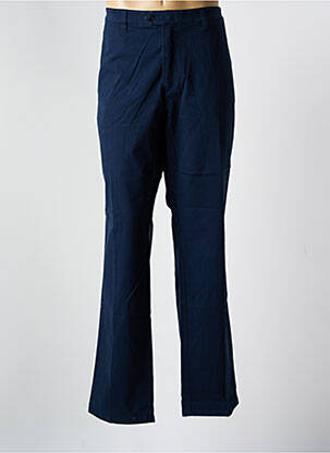 Pantalon chino fermeture zippée sous rabat avec crochet taille normale bleu MISE AU GREEN homme