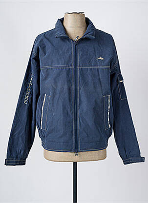 Blouson finition intérieure doublure imprimée bleu EQUI-THEME homme
