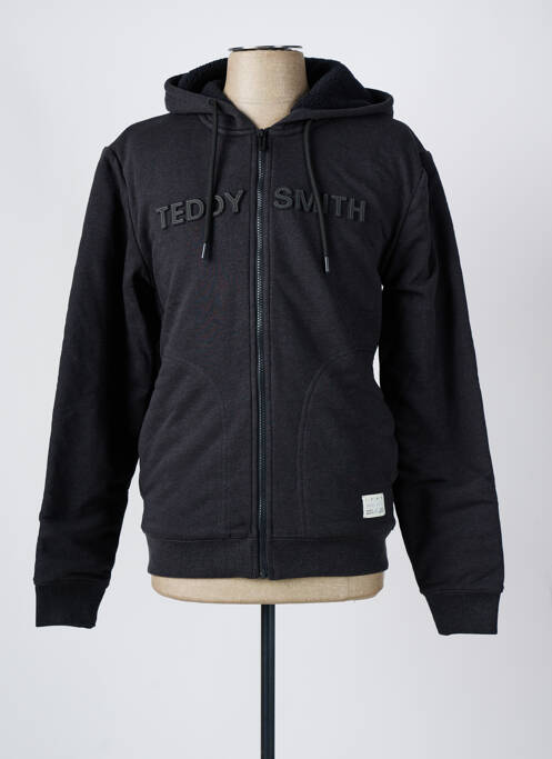 Veste casual noir TEDDY SMITH pour homme