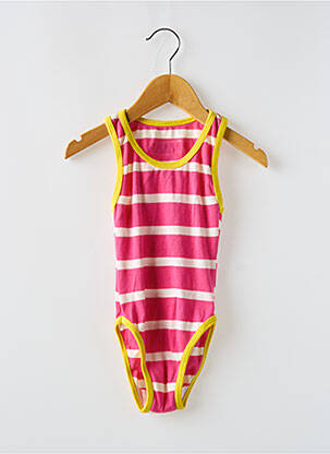 Body stretch sans manche jaune KIDDY fille