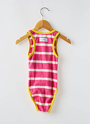 Body stretch sans manche jaune KIDDY fille