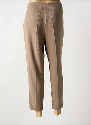 Pantalon 7/8 fermeture zippée sous rabat avec crochet taille basse vert SILVIAN HEACH femme