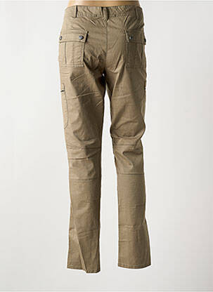 Pantalon chino tissage popeline taille normale vert CHRISTIAN AUDIGIER femme