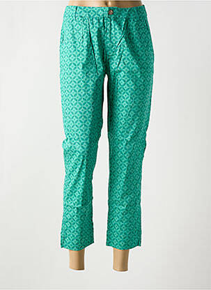 Pantalon droit taille normale taille normale vert LA FIANCEE DU MEKONG femme