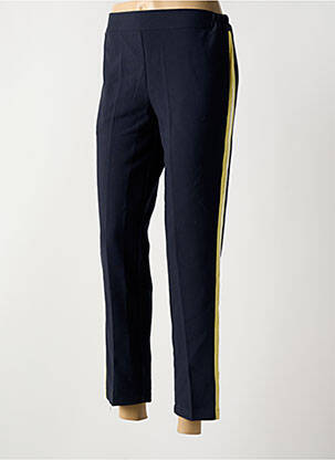 Pantalon slim taille élastique taille normale bleu NEW LILY femme