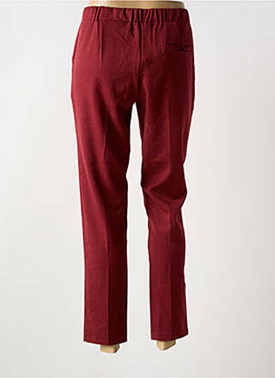 Pantalon slim taille élastique taille normale rouge GRACE & MILA femme
