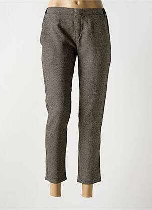 Pantalon 7/8 stretch taille normale noir JANIS & JOHN femme