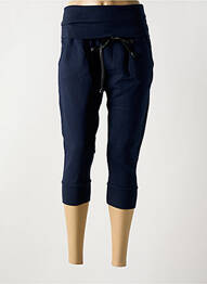 Pantacourt taille élastique bleu PHISIQUE DU ROLE femme