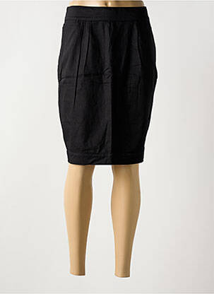 Jupe mi-longue taille à pinces noir LES FEES DE BENGALE femme