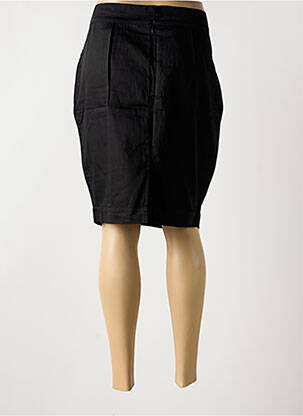 Jupe mi-longue taille à pinces noir LES FEES DE BENGALE femme