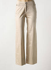 Pantalon droit beige DIANA GALLESI pour femme seconde vue