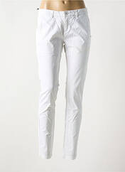 Pantalon slim blanc TREZ pour femme seconde vue