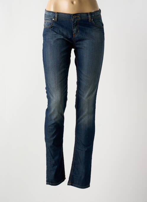 Jeans coupe slim bleu TOMMY HILFIGER pour fille
