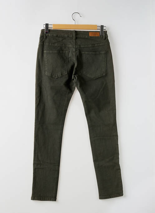 Jeans coupe slim vert TFBOYS pour homme