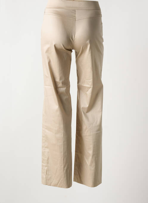 Pantalon droit beige DIANA GALLESI pour femme