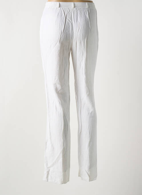 Pantalon droit blanc CHRISTIAN MARRY pour femme