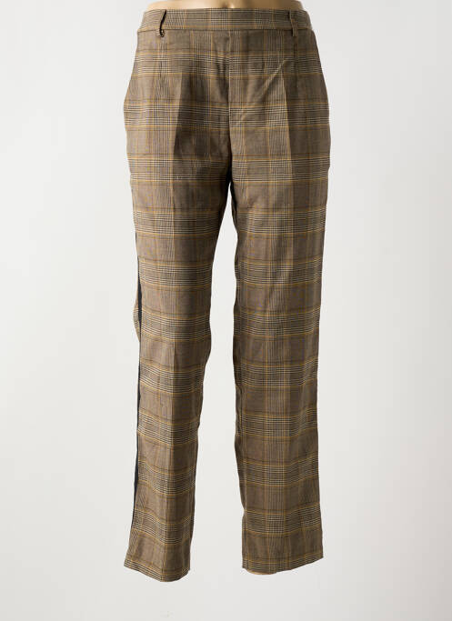 Pantalon droit marron GRACE & MILA pour femme