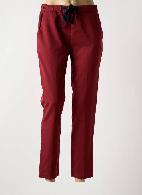Pantalon slim rouge GRACE & MILA pour femme