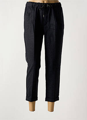 Pantalon 7/8 coupe chino taille normale noir TEDDY SMITH femme