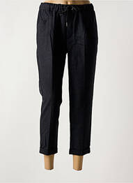 Pantalon 7/8 coupe chino taille normale noir TEDDY SMITH femme
