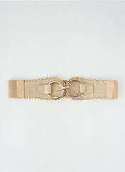 Ceinture beige UNO PIU UNO pour femme seconde vue
