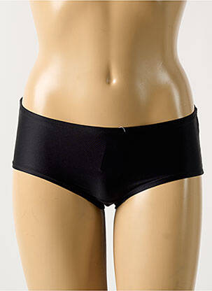 Shorty effet matière satinée noir NEWBODY femme