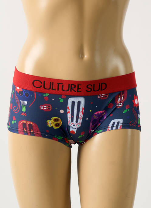 Shorty bleu CULTURE SUD pour femme