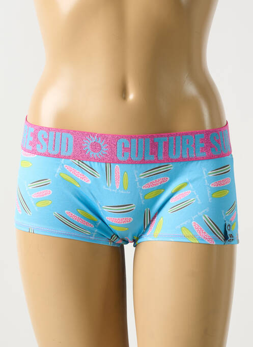 Shorty bleu CULTURE SUD pour femme