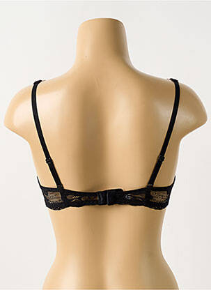 Soutien-gorge effet matière satinée haut soutien-gorge moulé noir SIMPLEMENT MOI femme