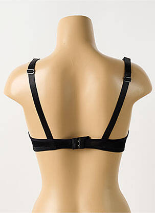 Soutien-gorge effet matière satinée haut soutien-gorge emboitant noir GAIYI femme
