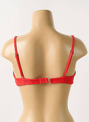 Haut de maillot de bain stretch haut soutien-gorge moulé rouge H&M femme