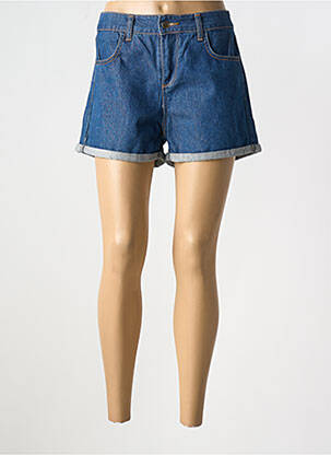 Short tissage denim taille normale bleu COQUELICOT femme