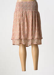 Jupe mi-longue orange CULTURE pour femme seconde vue