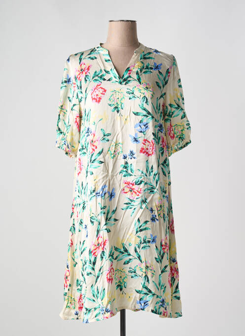Robe mi-longue vert CULTURE pour femme