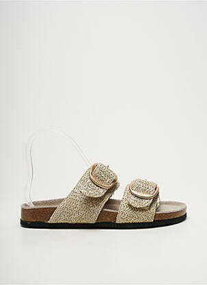 Mules/sabots voute plantaire talon plat jusqu'à 3cm beige LPB femme