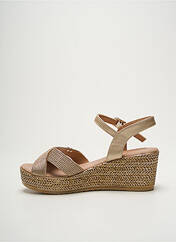 Sandales/Nu pieds or LPB pour femme seconde vue