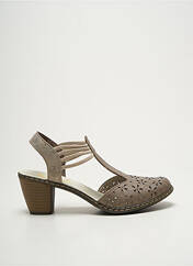 Sandales/Nu pieds marron RIEKER pour femme seconde vue