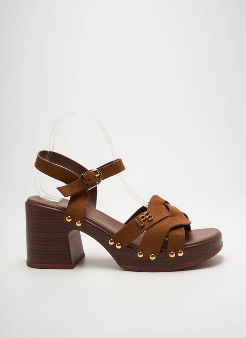 Sandales/Nu pieds marron LPB pour femme